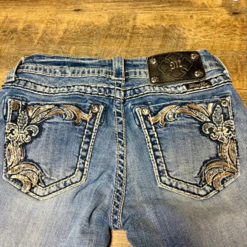 Miss Me Skinny Stretch Distressed Size 26 Jeans